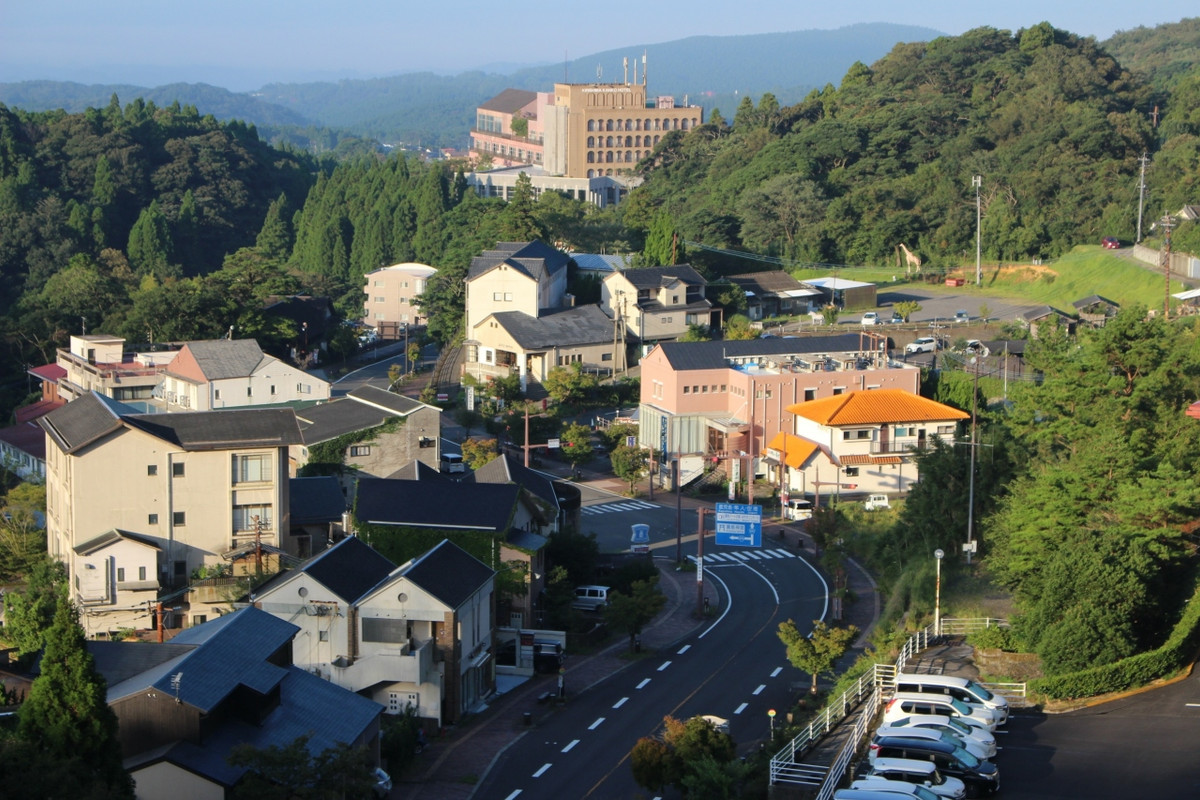 ８階、部屋からの眺め