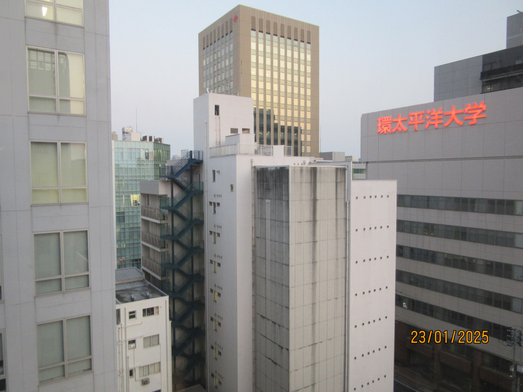 部屋からの眺望。