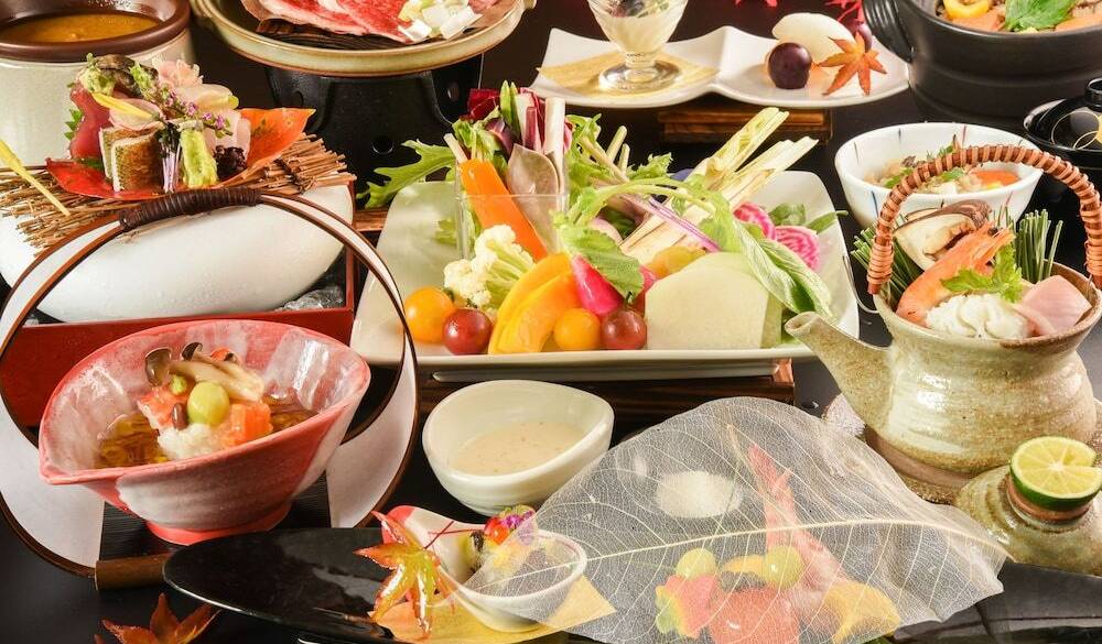 オーガニック野菜を
たっぷり使った夕食 / 1