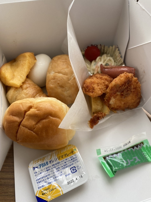 朝食（テイクアウトボックス）