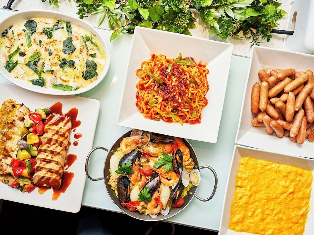 朝食ビュッフェ