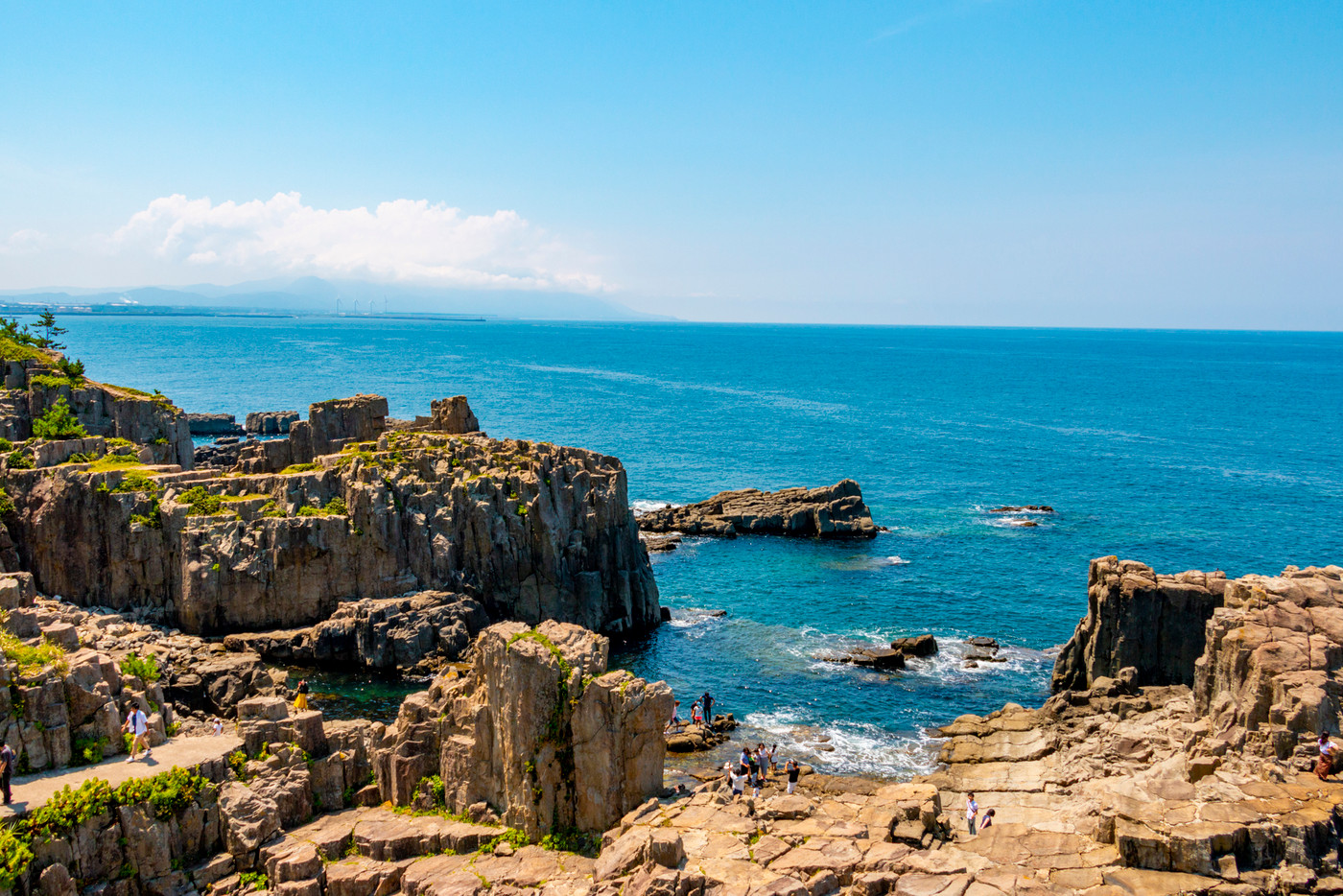 東尋坊の風景 福井県坂井市三国町安島