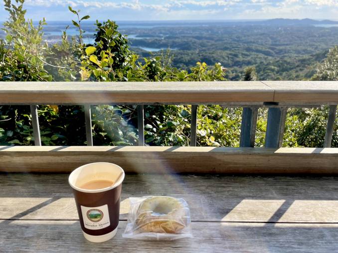 エビのスープとあおさドーナツ / 4