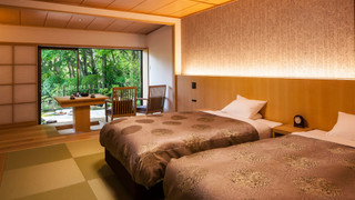 庭園露天風呂付和モダン各室