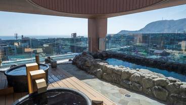 大浴場 海雀の湯／昼の露天風呂① / 3