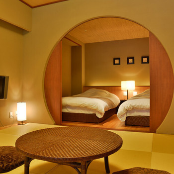 半露天風呂付き客室でのんびり！キッズルームにプール、湯巡りも◎4755593