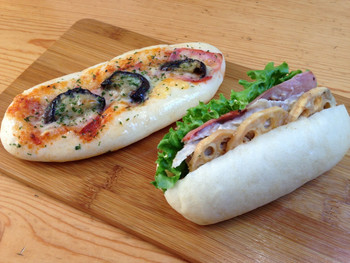 「クラム クラム」料理 419634 クラムサンド＆ナスベーコン