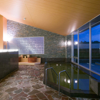 源泉100％かけ流し！『金印の湯』と黄金色の夕焼け3635506