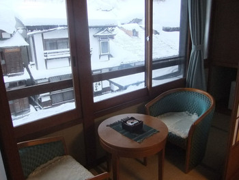 「能登屋旅館」 内観 16890850 こっちがわはありえない寒さｗ窓がねーまじ1枚