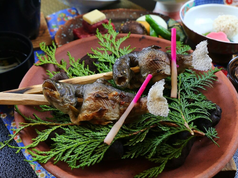 旅館のお食事処