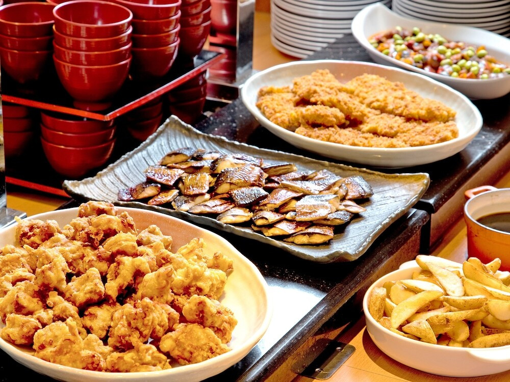 朝食ビュッフェ