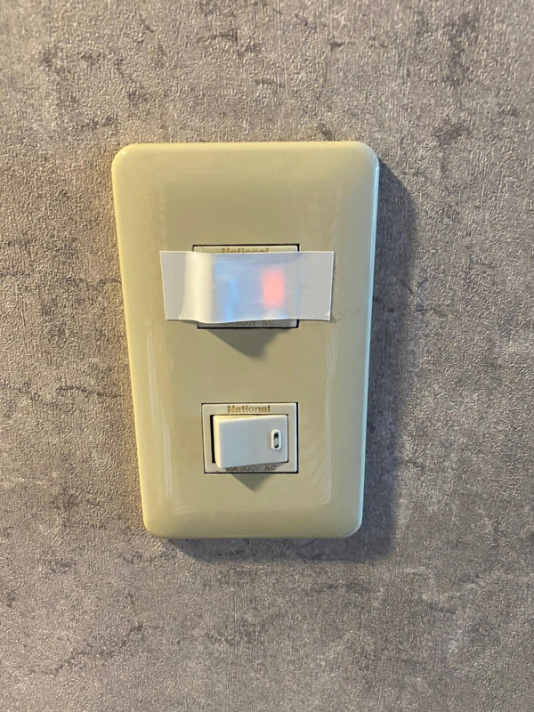 換気扇のスイッチ