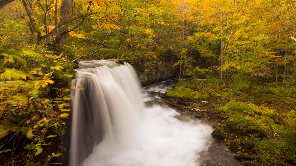 秋の奥入瀬渓流 銚子大滝 / 2