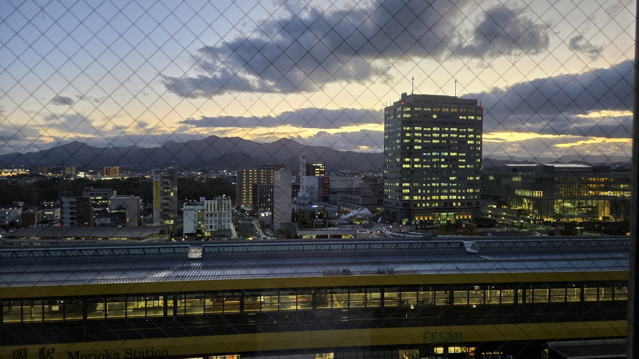 夜景も綺麗です