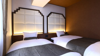 【喫煙】ツインルーム/ベッド幅120cm×2台/2名まで/19㎡