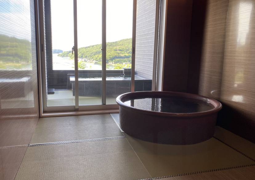 客室露天風呂一例③ / 3