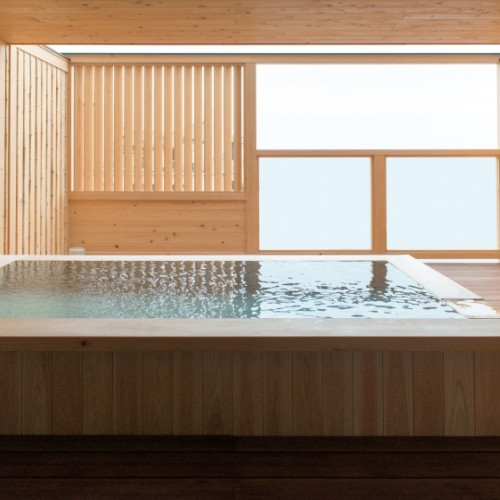 貸切露天風呂春うさぎ②