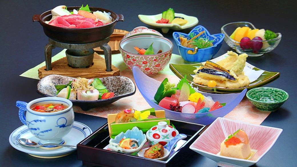 会席料理の一例 / 1