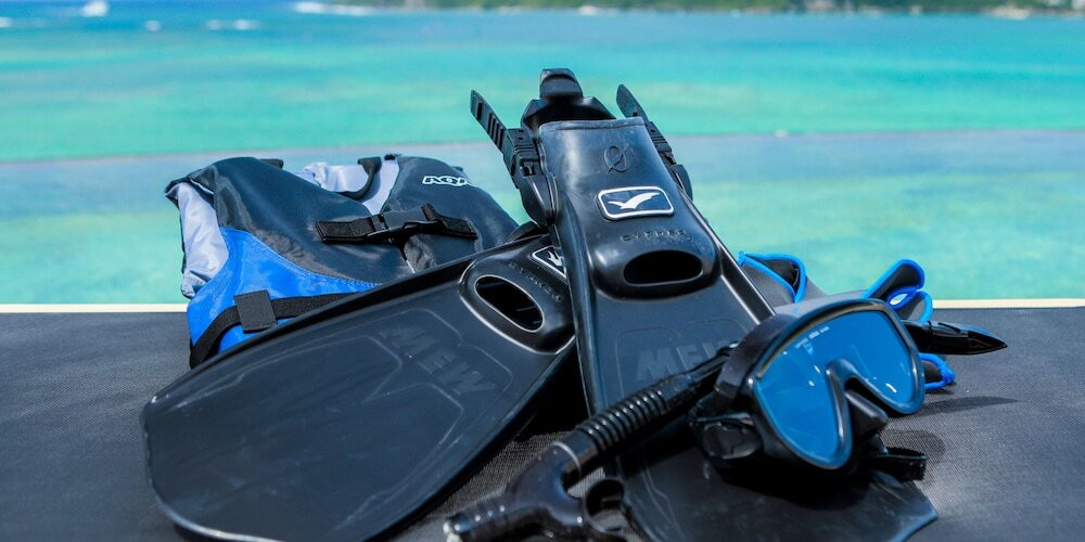 貸し出しシュノーケル用品