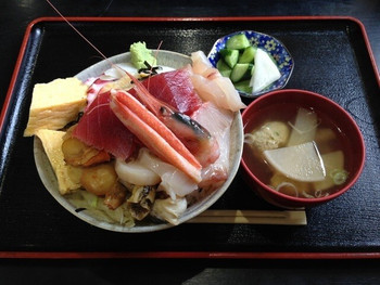「鈴女」料理 1166217 海鮮丼￥1,500+大盛り￥100