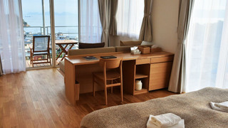 デラックスコーナールーム シービュー テラス付き 禁煙