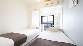 ツインルーム オーシャンビュー (チェックイン時間15時～18時)