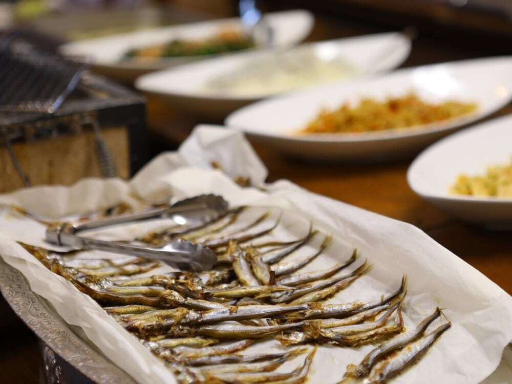 朝食ビュッフェ