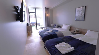 102 (禁煙)ガーデンツイン&ソファーベッド(シャワーのみ)