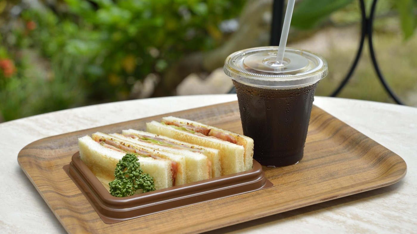 窓から見える沖縄ならではの風景に旅行気分が上がる4379021