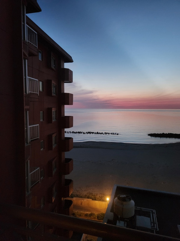 611号室の眺望は残念！