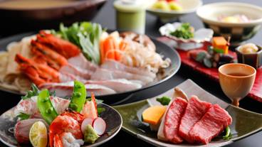 旬魚の和風乳清スープ鍋と淡路牛の石焼 / 6