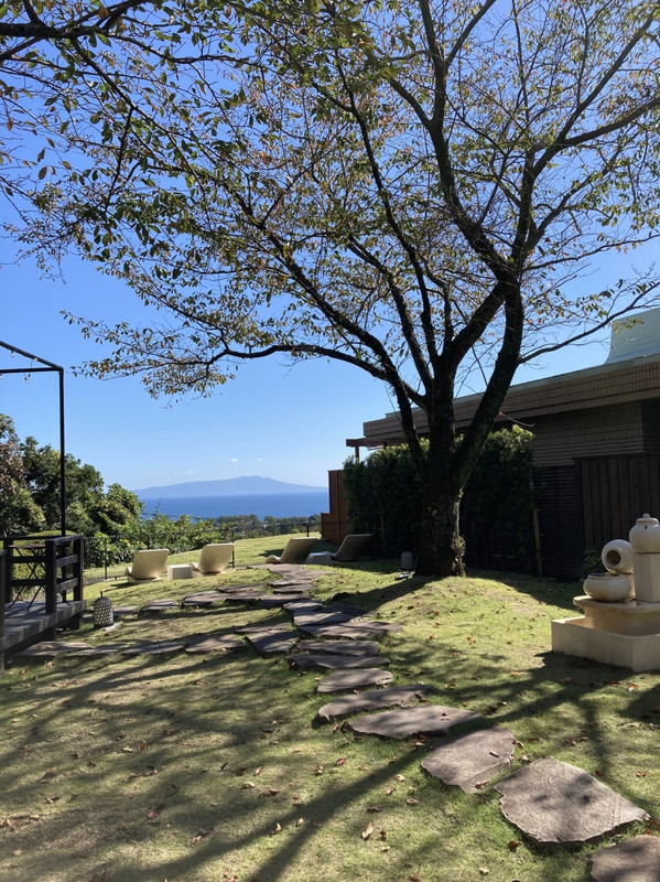 ロビーから見た大島
