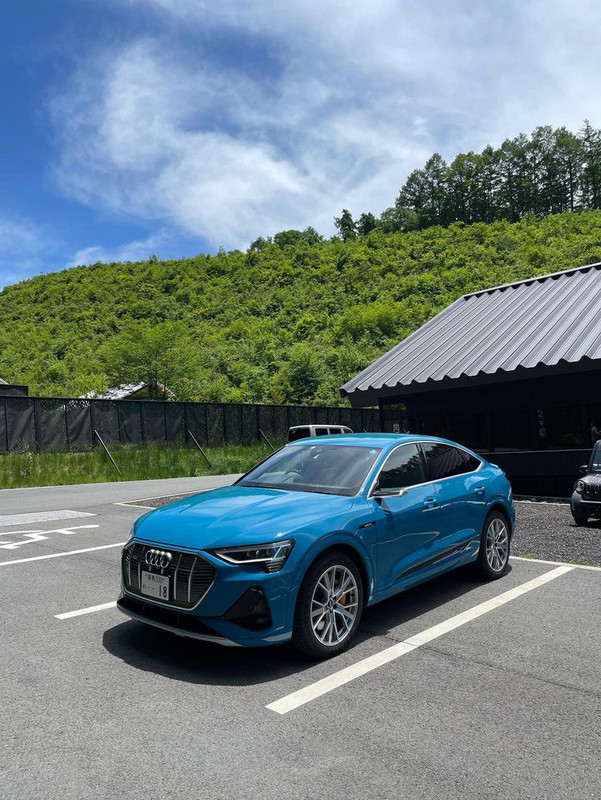 レンタカープランだと、滞在中は電気自動車を利用できる / 1