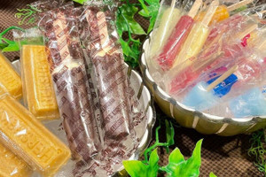 サウナ後はアイスですっきり！