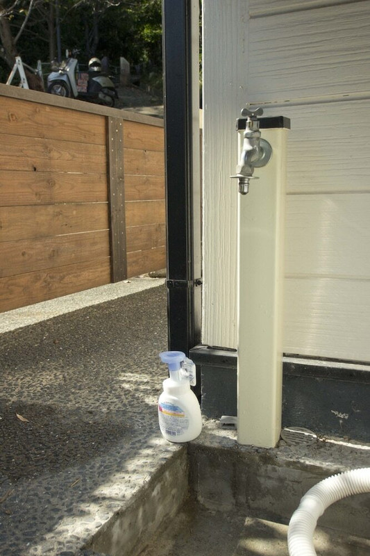 バスルームのシャワー