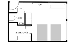 クラシック ツインルーム シングルベッド 2 台 禁煙 専用バスルーム