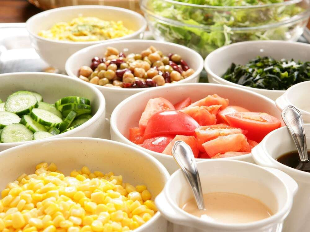 朝食ビュッフェ