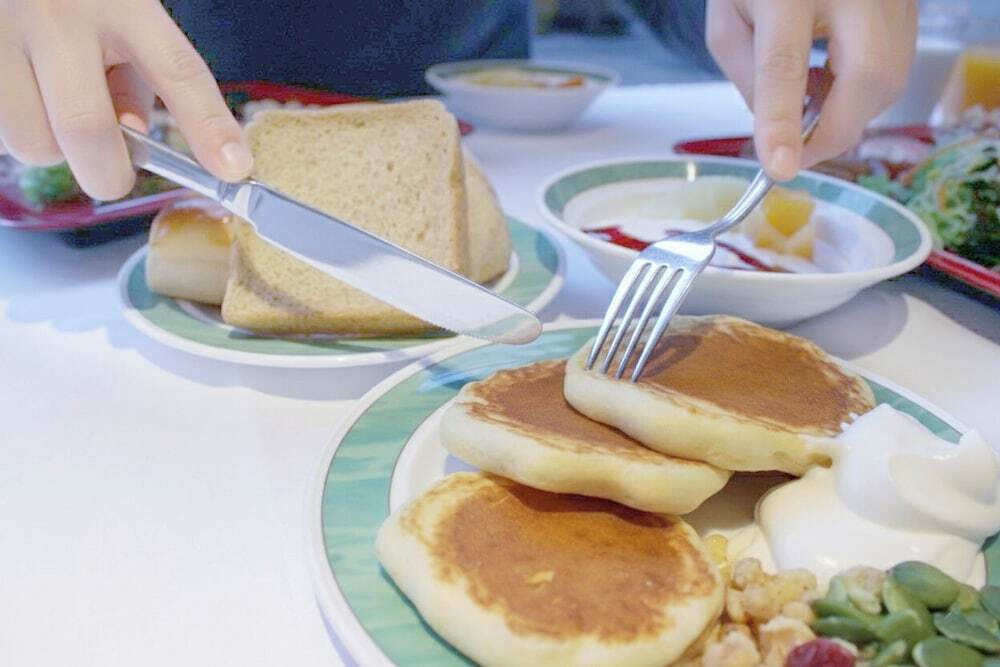 朝食ビュッフェ