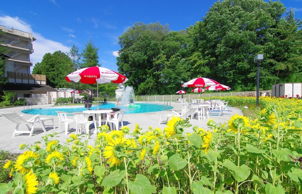 夏季限定のガーデンプール①