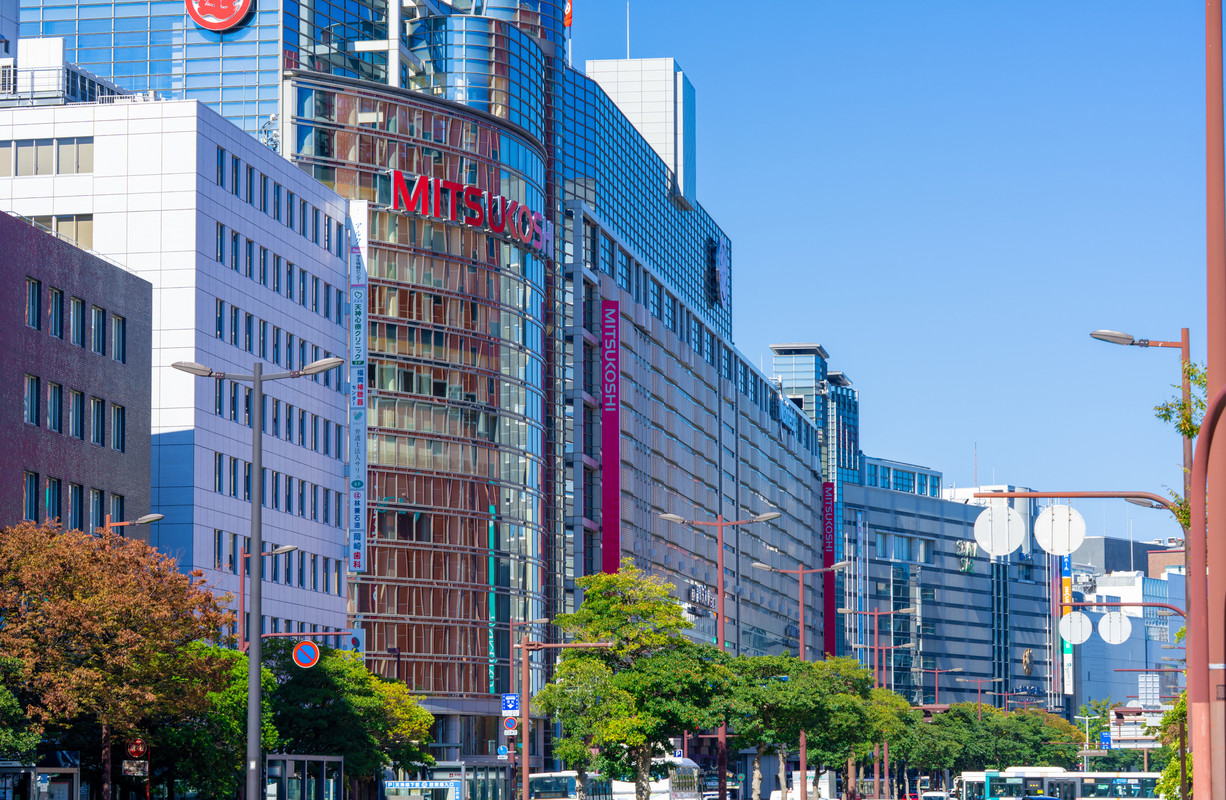 天神エリアの風景