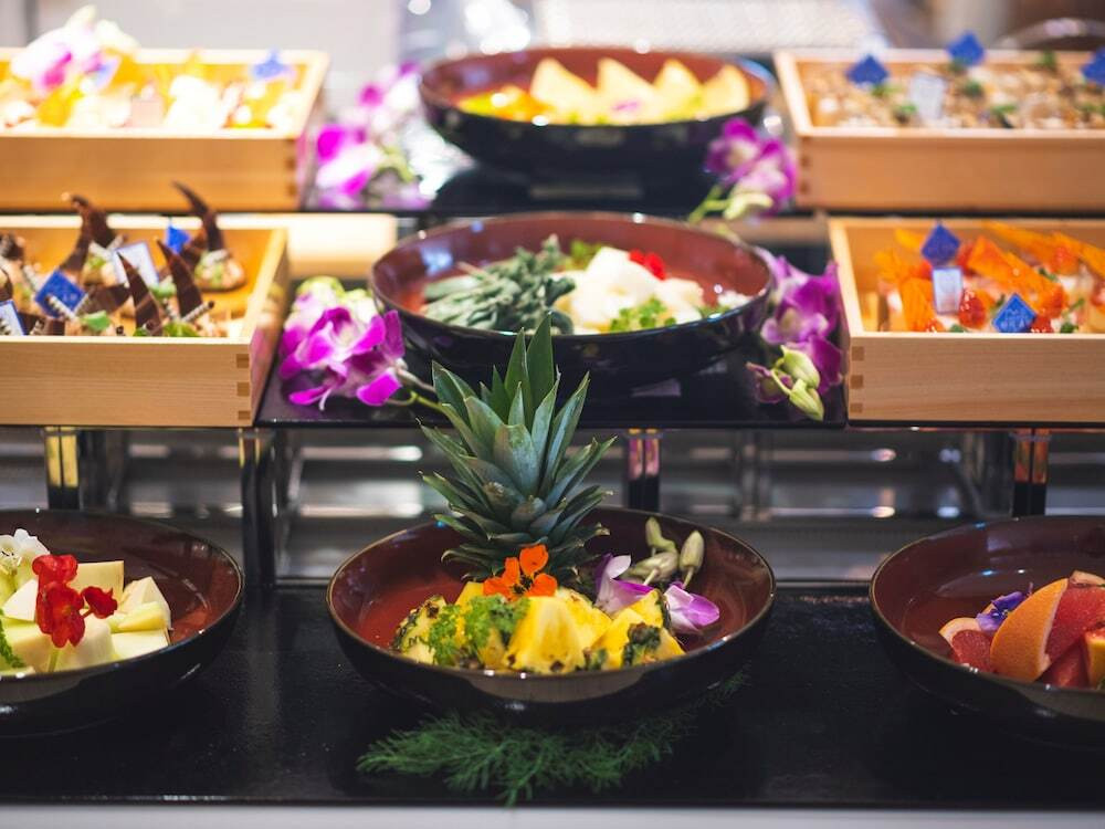 無料の露天風呂とサウナが嬉しい。ぬちぐすいの朝食で整う3573105