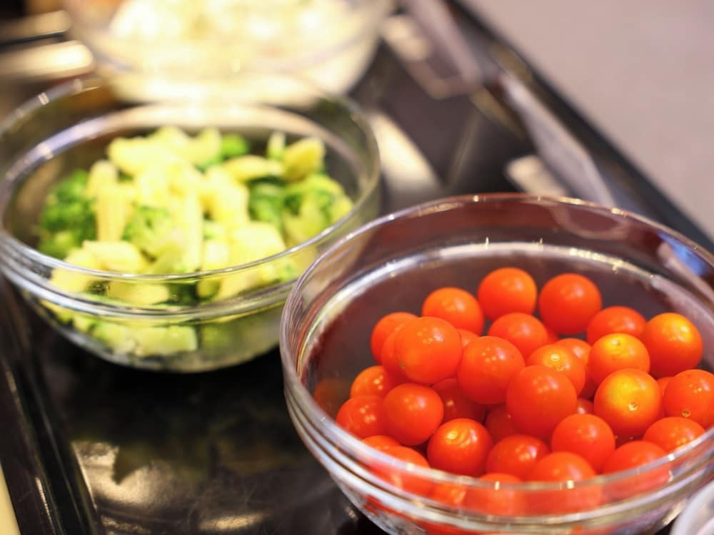 朝食ビュッフェ