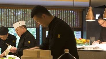 「レストラン 厨」オープン厨房 / 3