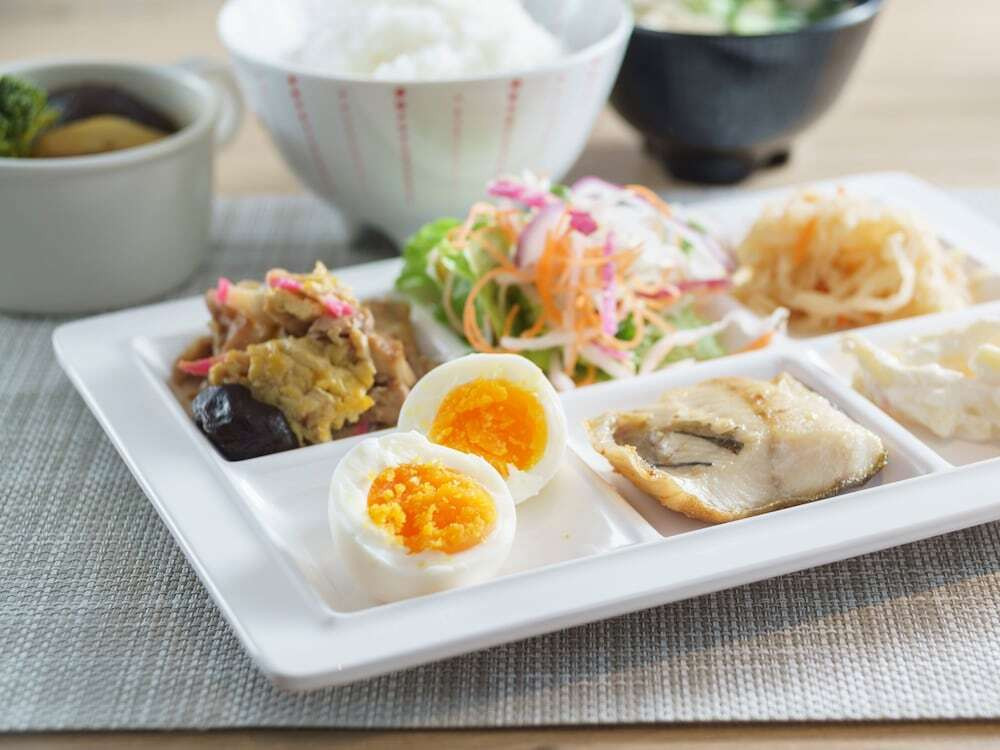 朝食ビュッフェ