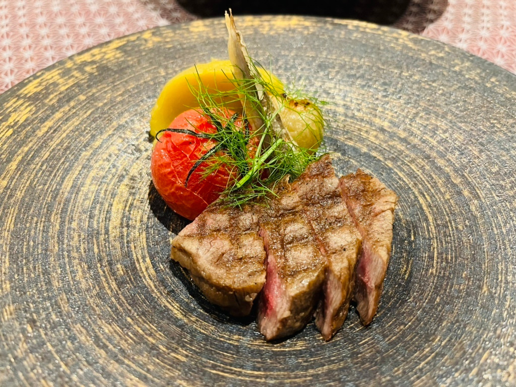 「原鶴温泉 原鶴の舞」 料理 175407150 強肴　宮崎県産黒毛和牛ヒレステーキ