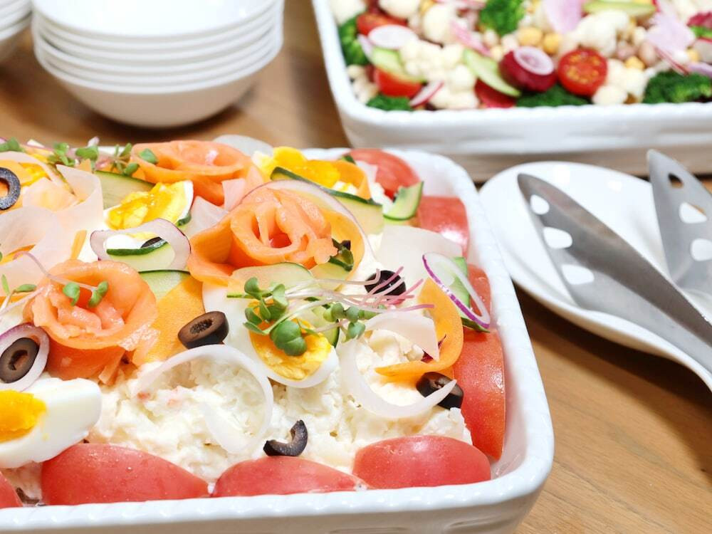 朝食ビュッフェ