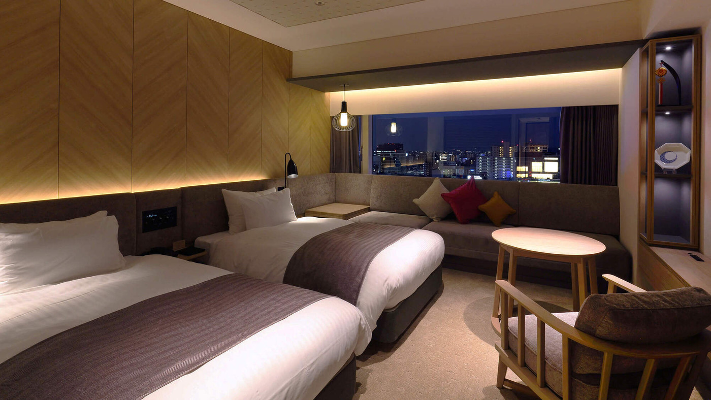 天神の夜景が見える客室も！「西鉄福岡(天神)駅」直結の便利な宿3392191