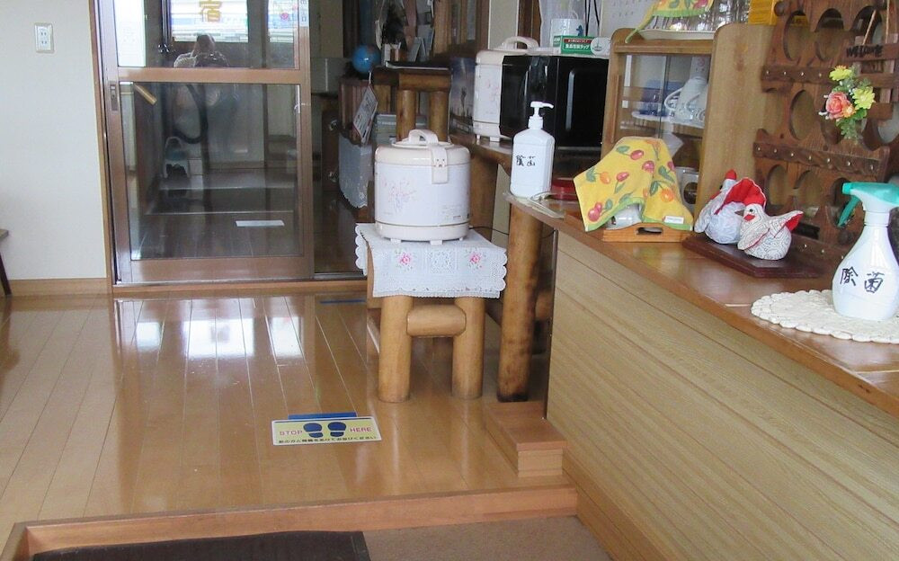 客室内のダイニングエリア