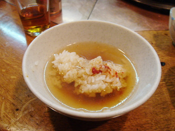 「だるま 本店」料理 741303 〆のお茶漬け