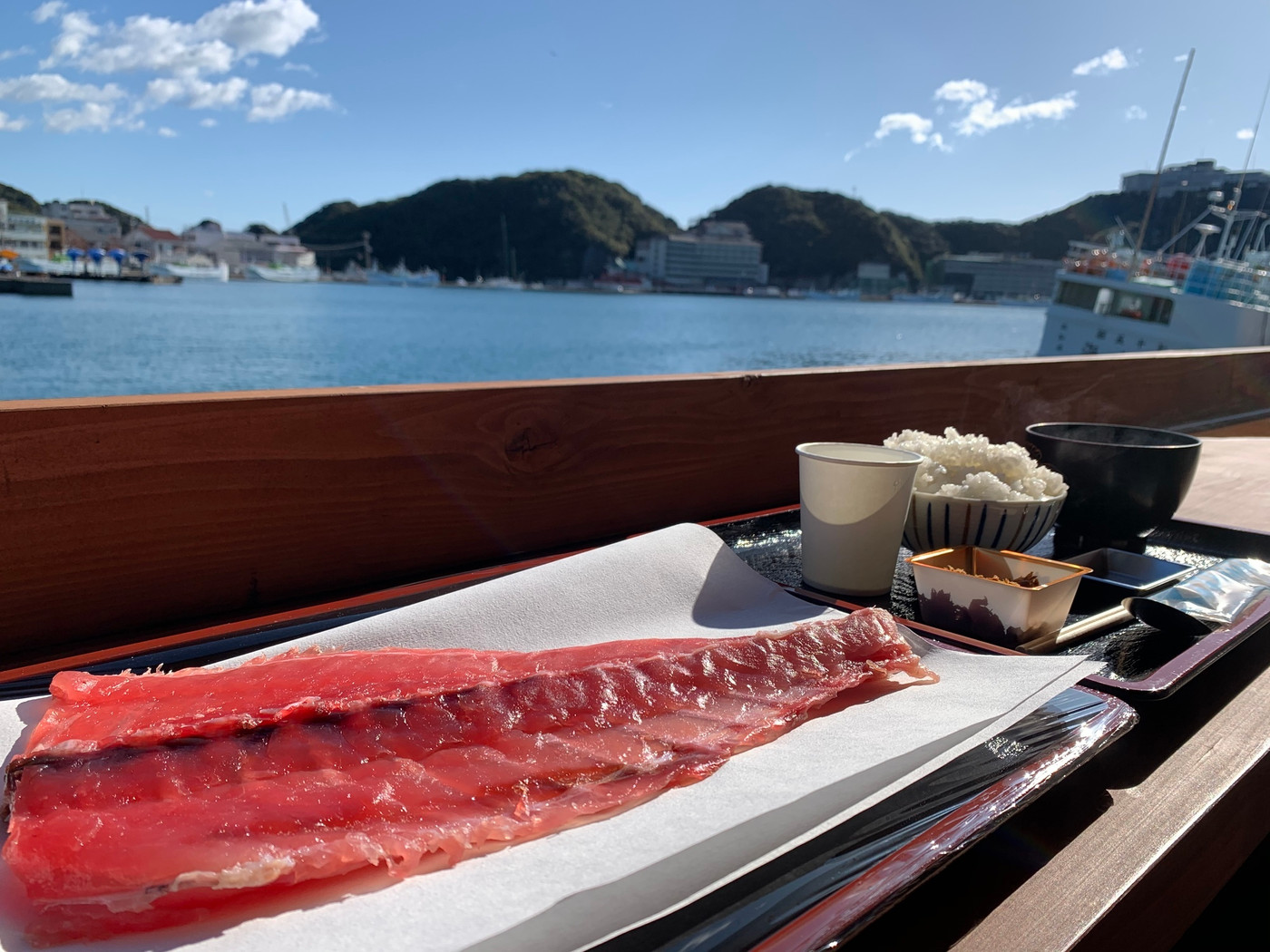 【勝浦漁港】和歌山 朝定食 マグロ